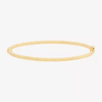 Mia Oro Womens 14K Gold Bangle Bracelet