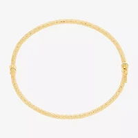 Mia Oro Womens 14K Gold Bangle Bracelet