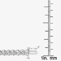 Womens 1 CT. T.W. Lab Grown White Diamond Sterling Silver Inch Tennis Bracelet