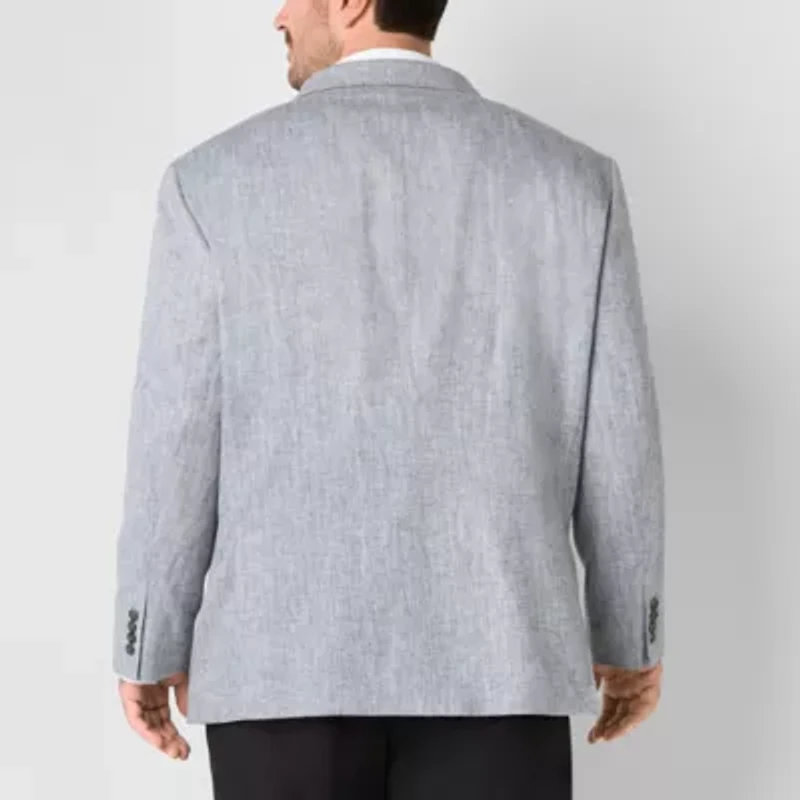 Stafford Linen Cotton Mens Classic Fit Sport Coat