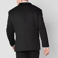 J. Ferrar Satin Trim Evening Edition Mens Big and Tall Slim Fit Sport Coat