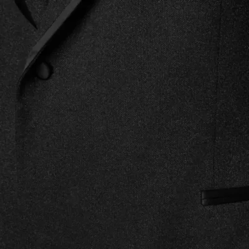 J. Ferrar Satin Trim Evening Edition Mens Big and Tall Slim Fit Sport Coat