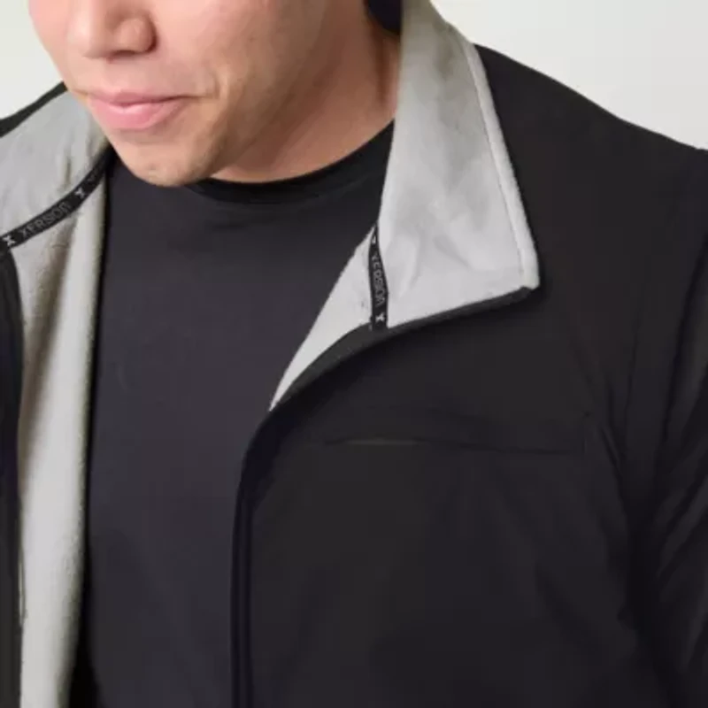 Xersion Mens NSYNC Water Resistant Lightweight Big and Tall Fleece Vest