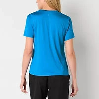 Xersion Womens Performance Crew Neck Short Sleeve T-Shirt