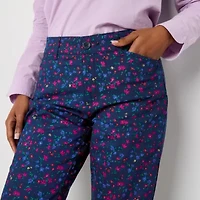 St. John's Bay Womens Straight Mid Rise Capri Pant