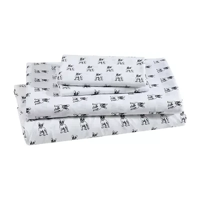 Beatrice Home Fashions Whimsical Print Sheet Set