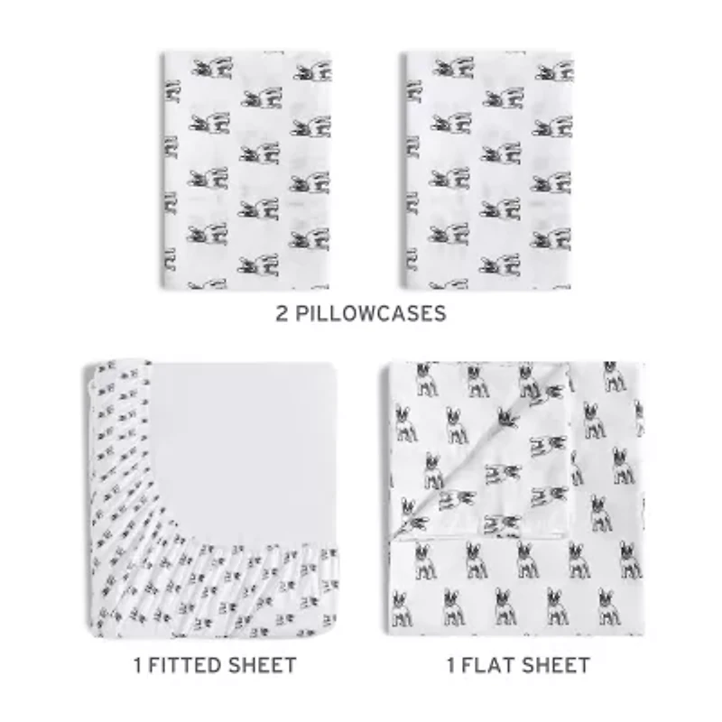 Beatrice Home Fashions Whimsical Print Sheet Set