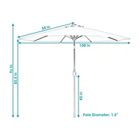 Sunnydaze Collection Patio Umbrella