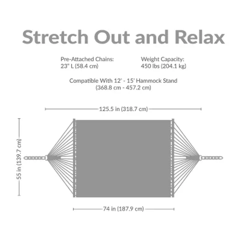 Sunnydaze Patio Collection Hammock