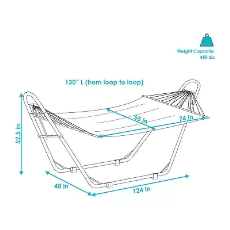 Sunnydaze Patio Collection Hammock