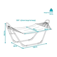 Sunnydaze Patio Collection Hammock