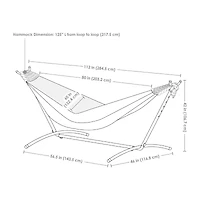 Sunnydaze Patio Collection Hammock