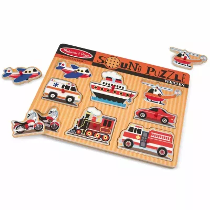 Melissa & Doug Vehicles Sound Puzzle