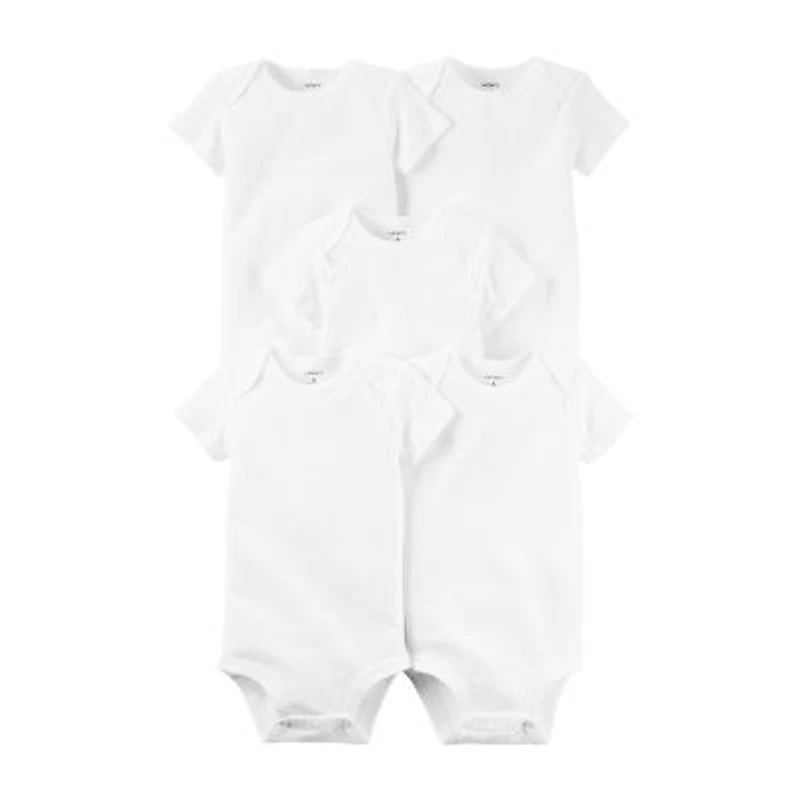 Carter's Baby Unisex Crew Neck Short Sleeve 5-pc. Bodysuit