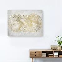 Lumaprints No. 1 World Map Canvas Art