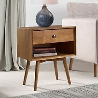 Walker Edison Durable 1-Drawer Nightstand