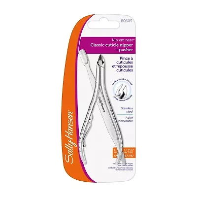 Sally Hansen Nip Em Neat Cuticle Nipper With Pusher