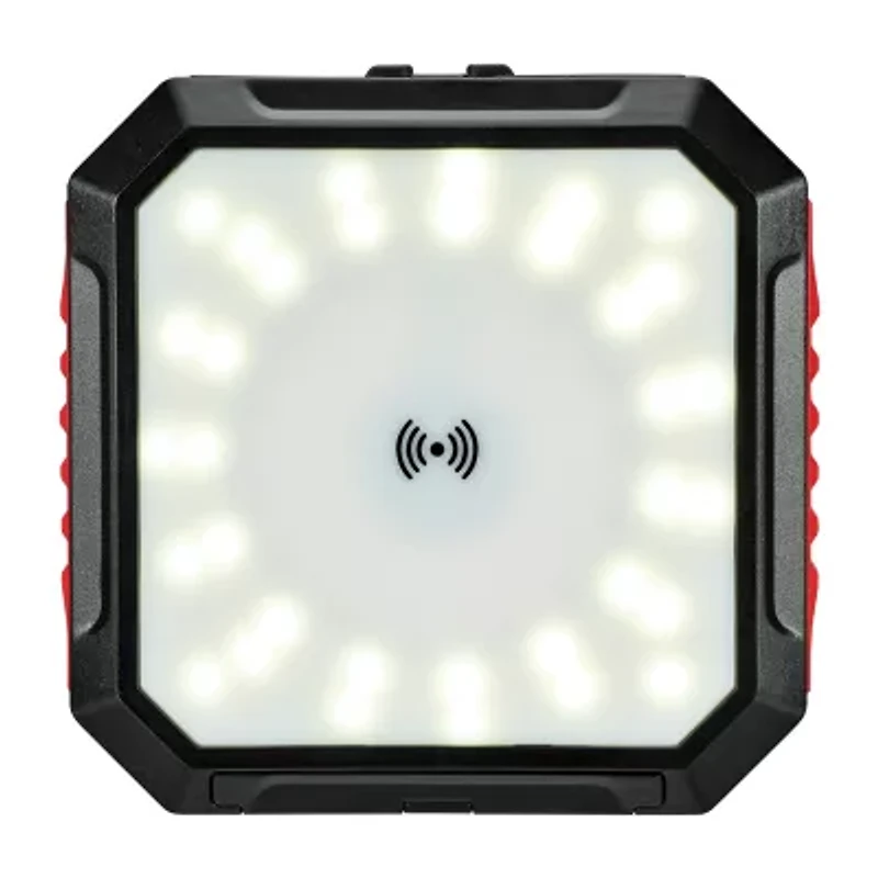 Solar Power Bank & Light with Wireless Charger