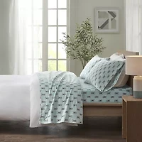 True North By Sleep Philosophy Cozy Flannel Cotton Sheet Set