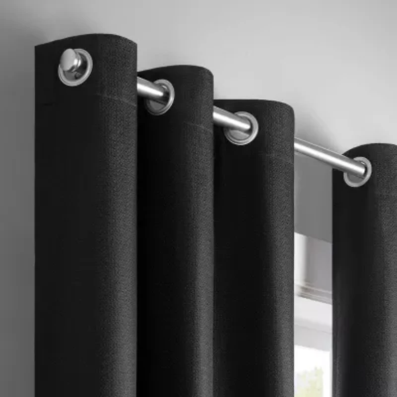 Eclipse Desmond Grommet Top 100% Blackout Single Curtain Panel