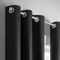 Eclipse Desmond Grommet Top 100% Blackout Single Curtain Panel
