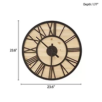 Madison Park Mason Wall Clock