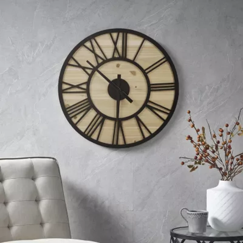 Madison Park Mason Wall Clock