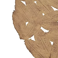 Madison Park Rosalie Textured Feather Metal Disc 3-pc. Wall Art Set