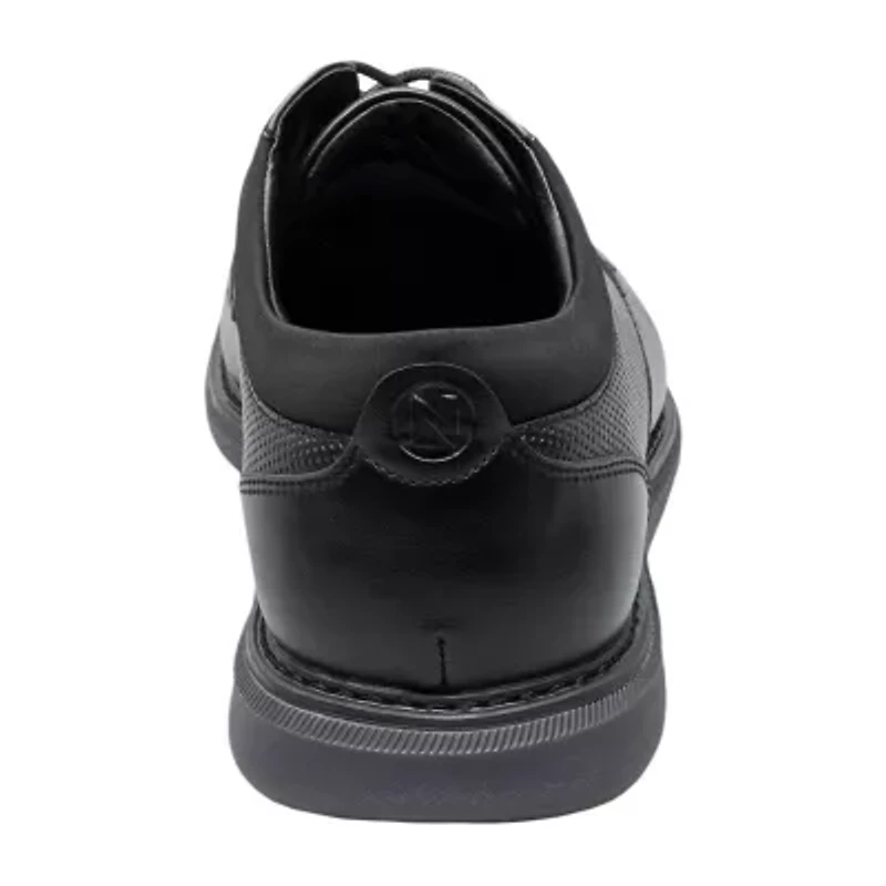 Nunn Bush Chase Plain Toe Mens Round Closed Oxford Shoes Wide Width