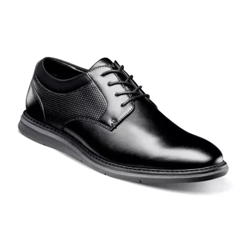 Nunn Bush Chase Plain Toe Mens Round Closed Oxford Shoes Wide Width