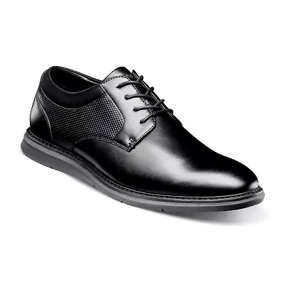 Nunn Bush Chase Plain Toe Mens Round Closed Oxford Shoes Wide Width