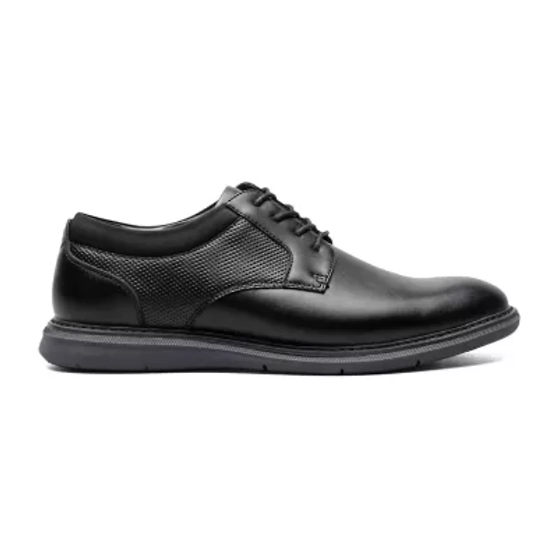 Nunn Bush Chase Plain Toe Mens Round Closed Oxford Shoes Wide Width
