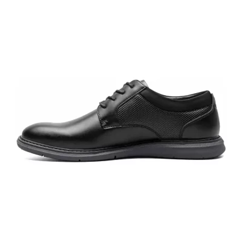 Nunn Bush Chase Plain Toe Mens Round Closed Oxford Shoes Wide Width