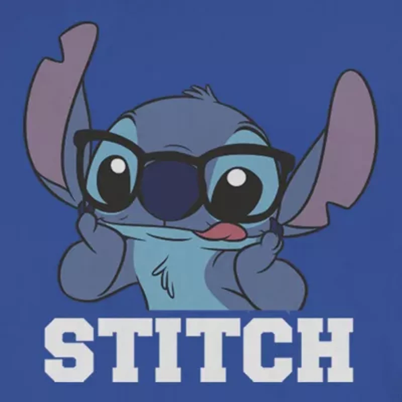 Mens Crew Neck Long Sleeve Lilo & Stitch Sweatshirt