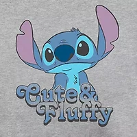 Mens Crew Neck Long Sleeve Lilo & Stitch Sweatshirt