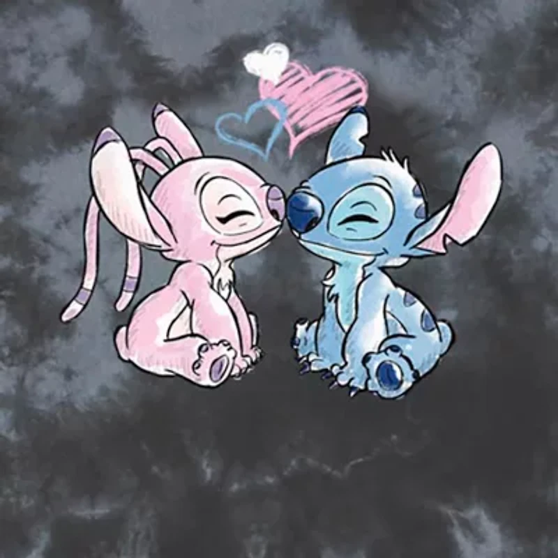 Mens Short Sleeve Lilo & Stitch Graphic T-Shirt