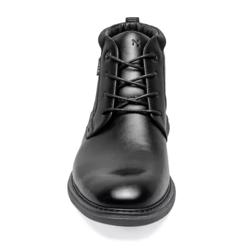 Nunn Bush Mens Chase Plain Toe Flat Heel Chukka Boots