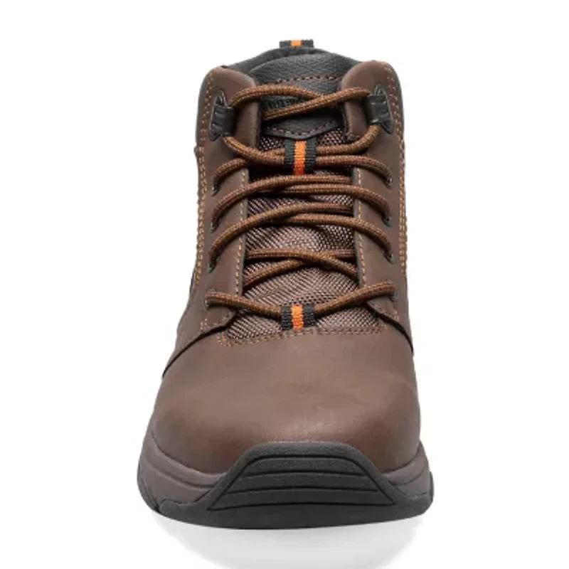 Nunn Bush Mens Excavate Plain Flat Heel Lace Up Boots