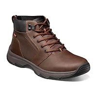 Nunn Bush Mens Excavate Plain Flat Heel Lace Up Boots