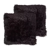 Sweet Home Collection™ Very Soft & Comfy Plush Long Faux Fur 18" x Throw Pillows 2 Pack