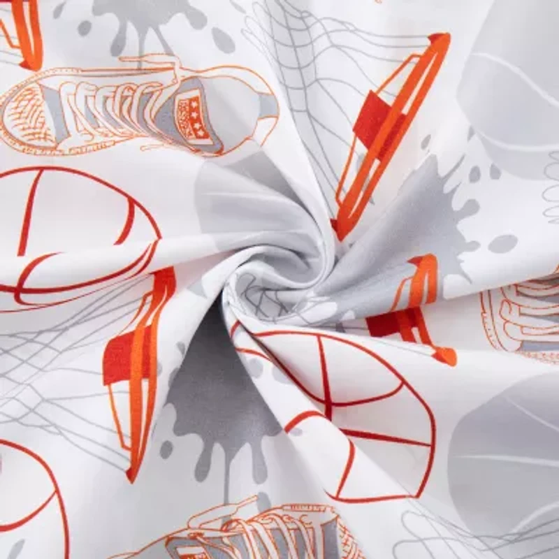 Sweet Home Collection™ Basketball Microfiber Wrinkle Resistant Kids Sheet Set