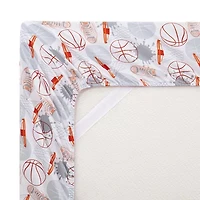 Sweet Home Collection™ Basketball Microfiber Wrinkle Resistant Kids Sheet Set