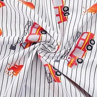Sweet Home Collection™ Fire Trucks Microfiber Wrinkle Resistant Kids Sheet Set