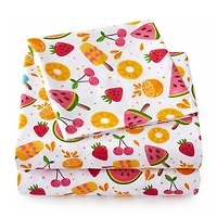 Sweet Home Collection™ Fruity Fun Microfiber Wrinkle Resistant Kids Sheet Set