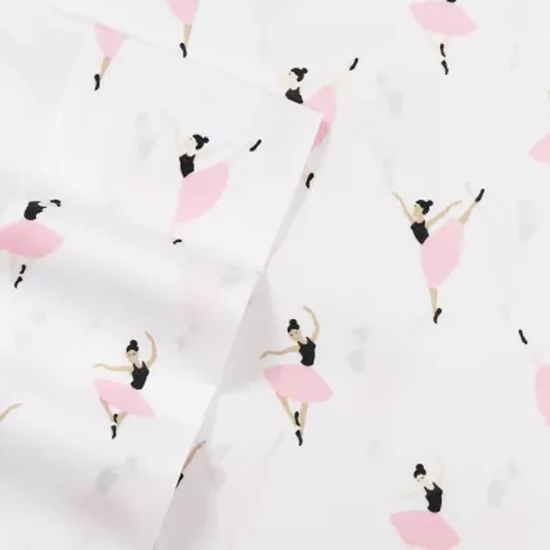 Sweet Home Collection™ Ballerina Microfiber Wrinkle Resistant Kids Sheet Set