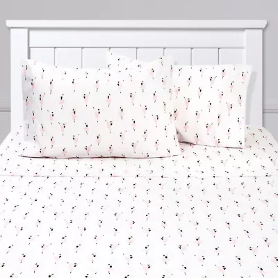 Sweet Home Collection™ Ballerina Microfiber Wrinkle Resistant Kids Sheet Set