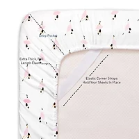 Sweet Home Collection™ Ballerina Microfiber Wrinkle Resistant Kids Sheet Set