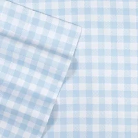 Sweet Home Collection™ Gingham Microfiber Wrinkle Resistant Kids Sheet Set