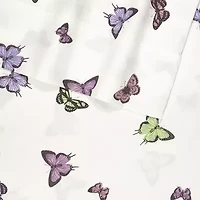 Sweet Home Collection™ Butterflies Microfiber Wrinkle Resistant Kids Sheet Set