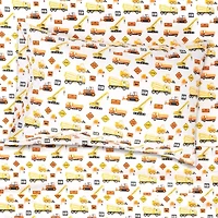 Sweet Home Collection™ Construction Microfiber Wrinkle Resistant Kids Sheet Set